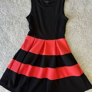 5th & Love Stylish Black and Coral Women’s Dress